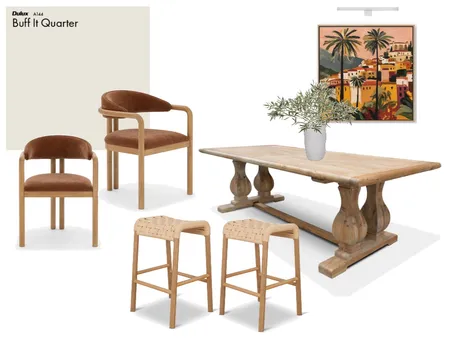 Project Boronia Dining Interior Design Mood Board by Manea Interior Design & Styling