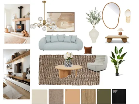 PRESENTACIÓN DE PROPUESTAS AL CLIENTE: living Interior Design Mood Board by Natsfe