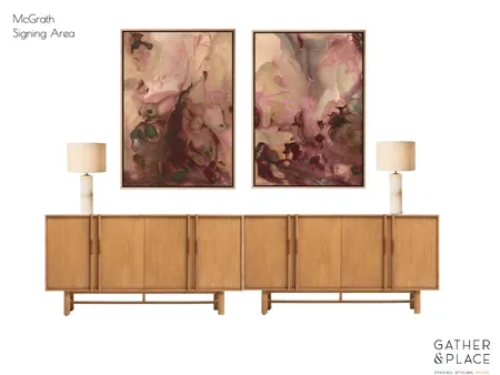 McGrath Signing Area Interior Design Mood Board by Gather & Place