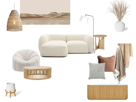 Art as a starting point Living room Interior Design Mood Board by carolynporteous
