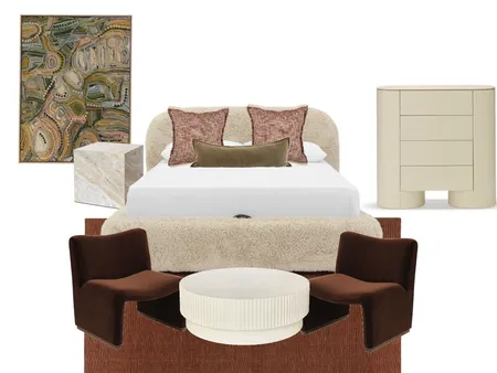 Bedroom Interior Design Mood Board by Genevieve Erougian