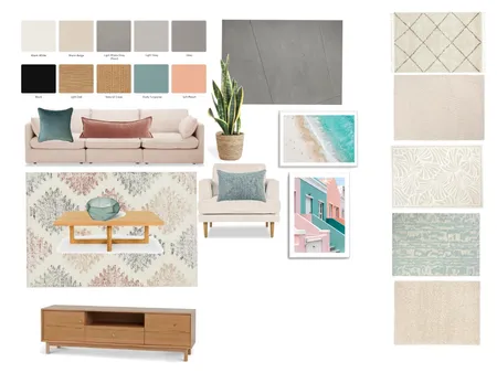 סלון לרוחב Interior Design Mood Board by TalilaR