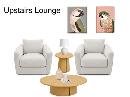 Upstairs Lounge - Serene Interior Design Mood Board by SaksDesigns