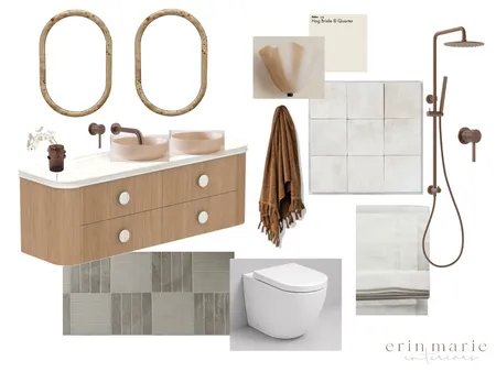 Ensuite Interior Design Mood Board by erinmariejackson