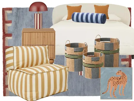 Lucas Room Interior Design Mood Board by Estudio Nómada