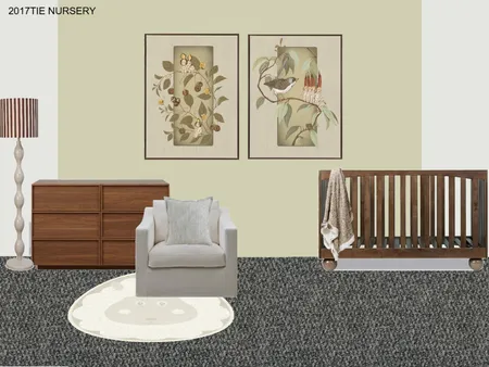 2017TIE NURSERY Interior Design Mood Board by daina.tadic