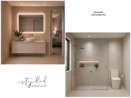 Julie & Tim Ensuite option 2 Interior Design Mood Board by Styled Interior Design