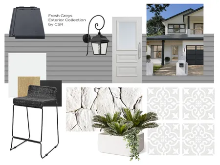 Fresh Greys Exterior Collection Interior Design Mood Board by CSR Limited
