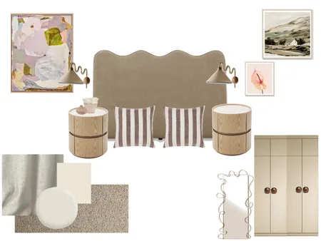 Montrose Master Bedroom updated Interior Design Mood Board by Jorja Clair Interiors