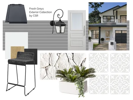 Fresh Greys Exterior Collection Interior Design Mood Board by CSR Limited