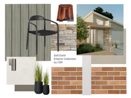 Soft Earth Exterior Collection Interior Design Mood Board by CSR Limited