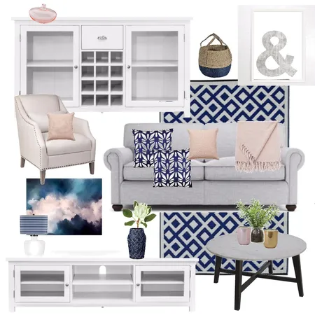 Australian hamptons lounge Interior Design Mood Board by Paula18 on Style Sourcebook