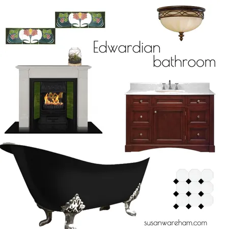 Edwardian bathroom Interior Design Mood Board by Whitehaven Interiors on Style Sourcebook