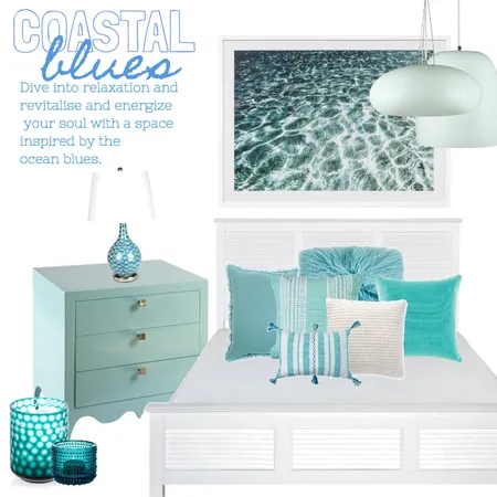 Coastal Blues Interior Design Mood Board by Silvergrove Homewares on Style Sourcebook
