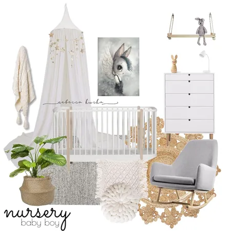 Nursery Interior Design Mood Board by Rebecca Kurka on Style Sourcebook