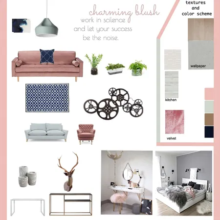 studio apartment Interior Design Mood Board by zahraebh on Style Sourcebook