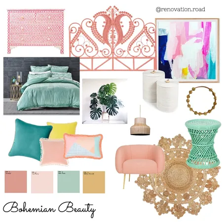 Bohemian Beauty Interior Design Mood Board by Renovation Road on Style Sourcebook
