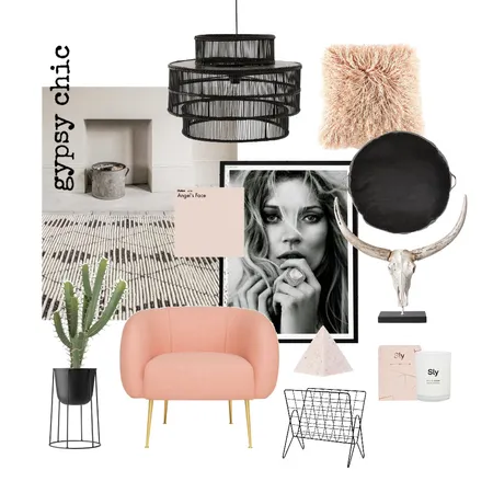 Gypsy Chic Living Room Interior Design Mood Board by design_social on Style Sourcebook
