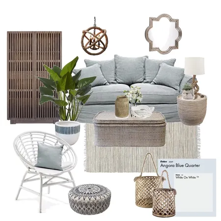 Rustic Coastal Interior Design Mood Board by Thediydecorator on Style Sourcebook