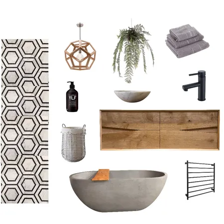 natural bathroom Interior Design Mood Board by betterhomesandhartleys on Style Sourcebook