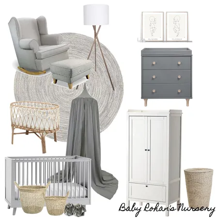 Amies Nursery Interior Design Mood Board by styletheplayground on Style Sourcebook