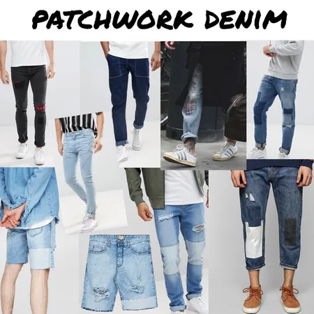 Denim | Patchwork Interior Design Mood Board by snoobabsy on Style Sourcebook
