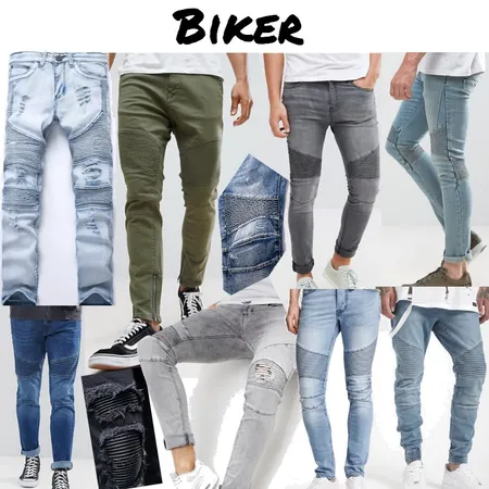 Denim | Biker Interior Design Mood Board by snoobabsy on Style Sourcebook