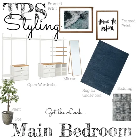 Client Three Proposal Four Main Bedroom Interior Design Mood Board by thepropertystyler on Style Sourcebook