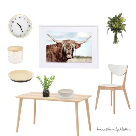 Dining and kitchen AV2802 Interior Design Mood Board by HomelyAddiction on Style Sourcebook