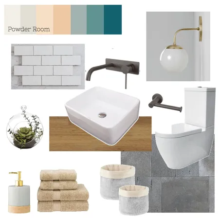 powder room Interior Design Mood Board by EmHeinze on Style Sourcebook