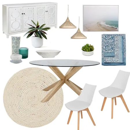 Coastal Dining Interior Design Mood Board by lacarlisle on Style Sourcebook