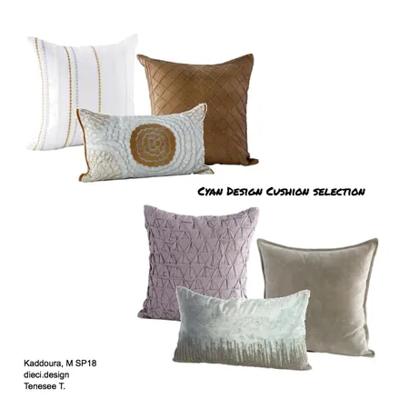 Kaddoura, M Formal Sitting Room Cushions Interior Design Mood Board by dieci.design