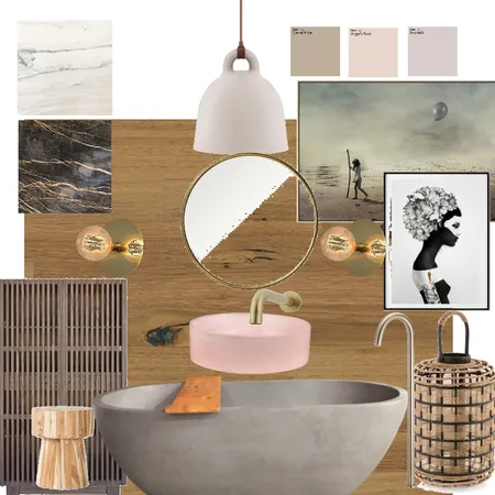 Minimal Bathroom Interior Design Mood Board by Zen on Style Sourcebook
