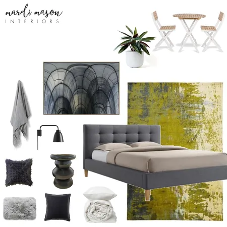North Carlton Project - bedroom/balcony v2 Interior Design Mood Board by MardiMason on Style Sourcebook