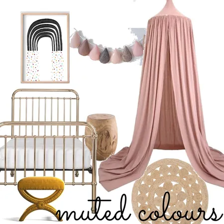 Miss 4's bedroom Interior Design Mood Board by Sel Noir Designs  on Style Sourcebook