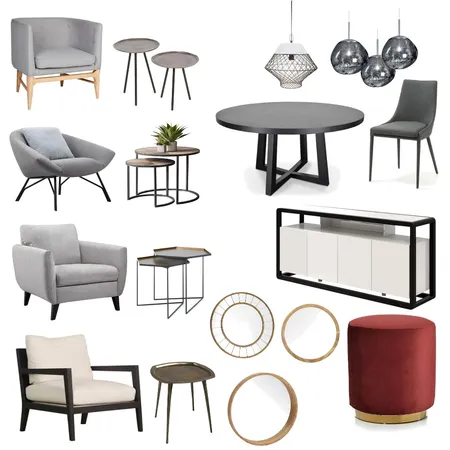 Fatoş Sel oturma alanı Interior Design Mood Board by pinarex on Style Sourcebook