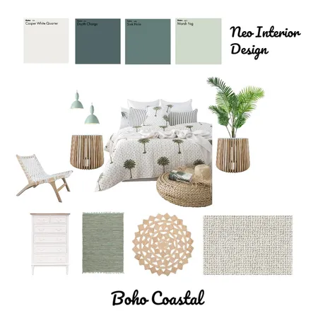 Boho Coastal Interior Design Mood Board by Neo Interior Design Perth on Style Sourcebook