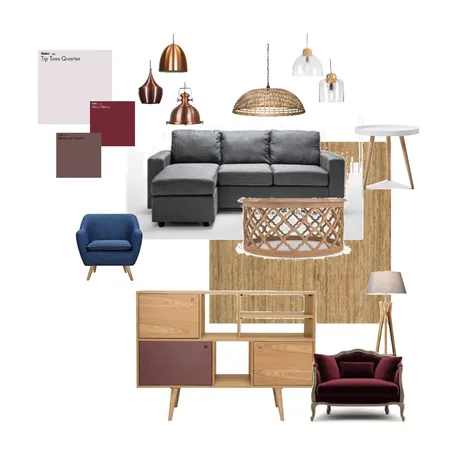 Berries colors with grey Interior Design Mood Board by Gerda on Style Sourcebook