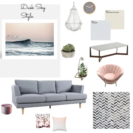Dusk Sky Style Interior Design Mood Board by MelissaBlack on Style Sourcebook
