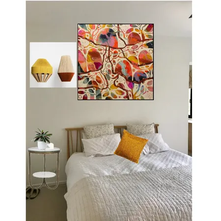 Eclectic Retro Boho Bedroom Interior Design Mood Board by Luxe Style Co. on Style Sourcebook