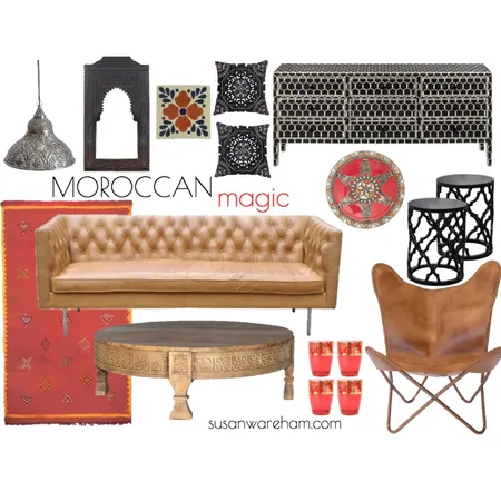Moroccan magic Interior Design Mood Board by Whitehaven Interiors on Style Sourcebook