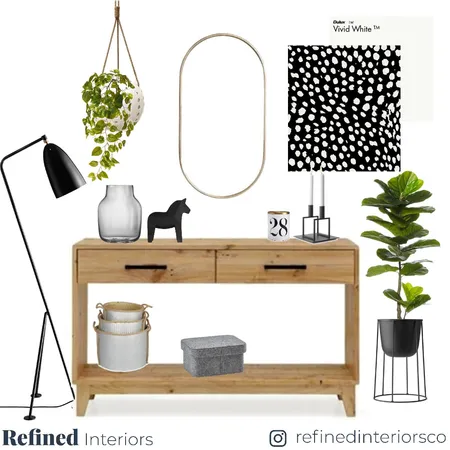 Hallway 01 Interior Design Mood Board by RefinedInteriors on Style Sourcebook
