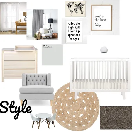 Nursery- gender neutral Interior Design Mood Board by nicoleannekeogh on Style Sourcebook