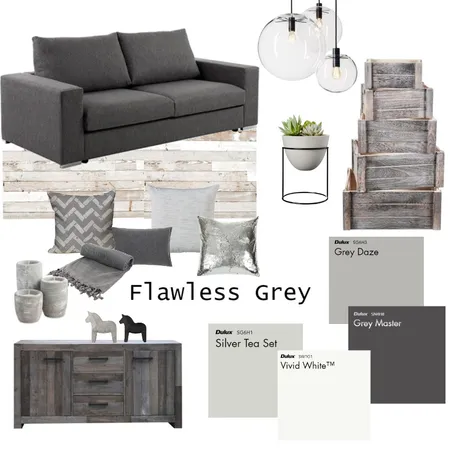 Achromatic Interior Design Mood Board by iDesign Interiors on Style Sourcebook