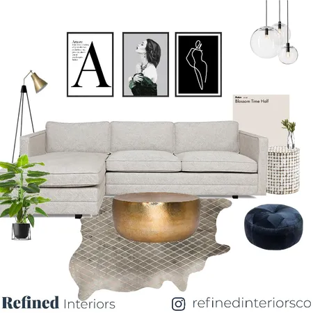 Living Room 04 Interior Design Mood Board by RefinedInteriors on Style Sourcebook