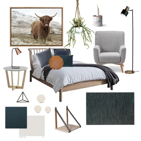 MALE BEDROOM 2 Interior Design Mood Board by FrankiefoxAus on Style Sourcebook