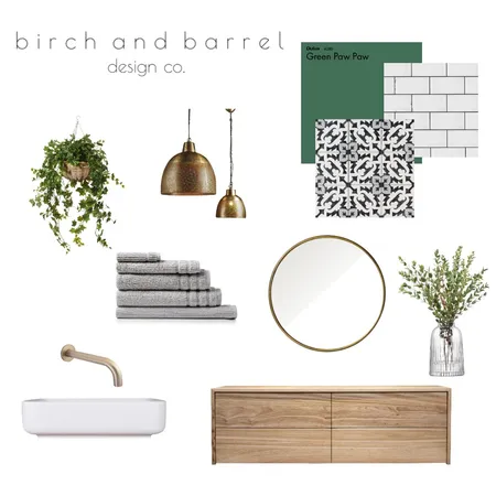 Powder Room Interior Design Mood Board by ashleecarter on Style Sourcebook