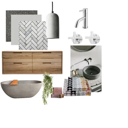 Bathroom Interior Design Mood Board by The Cali Design  on Style Sourcebook