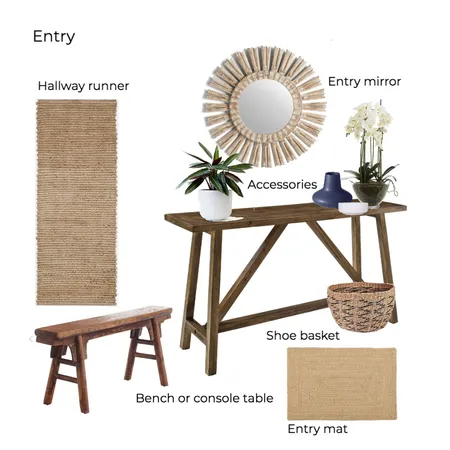Poipu Palms #102 Entry Interior Design Mood Board by tkulhanek on Style Sourcebook