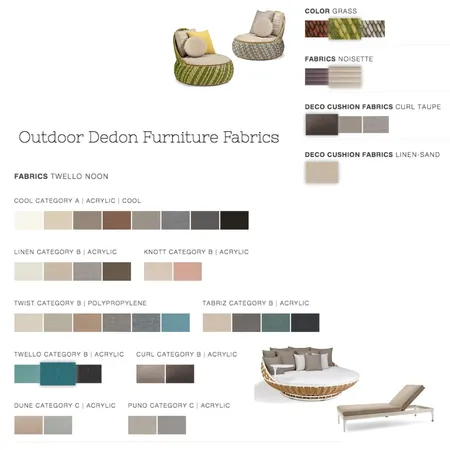 SBH Outdoor Dedon Fabrics Interior Design Mood Board by tkulhanek on Style Sourcebook